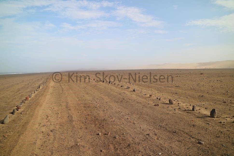 The 'road' north of the Huanib The 'road' north of the Huanib